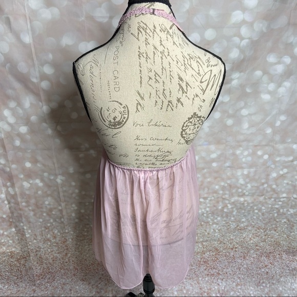 VICTORIA’S Secret Lacy Halter Babydoll - Picture 2 of 6